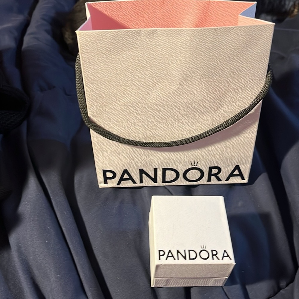 Pandora Gift Box for Earrings,Rings, Necklace + Pandora Gift Bag EUC